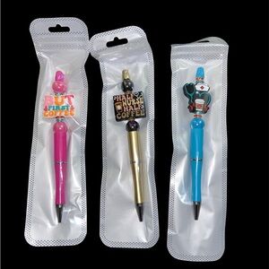 Set of 3 Novelty Top-Twist Pens - Nurse